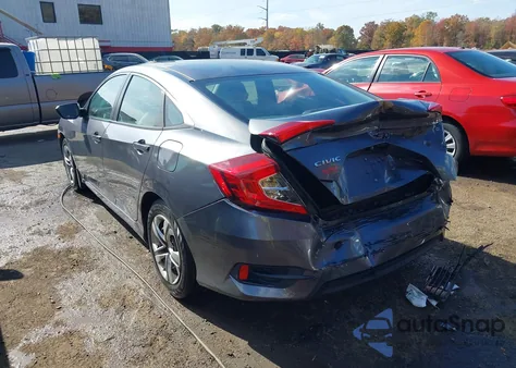 2018 Honda Civic Lx из США, поврежденный, VIN 2HGFC2F59JH528800